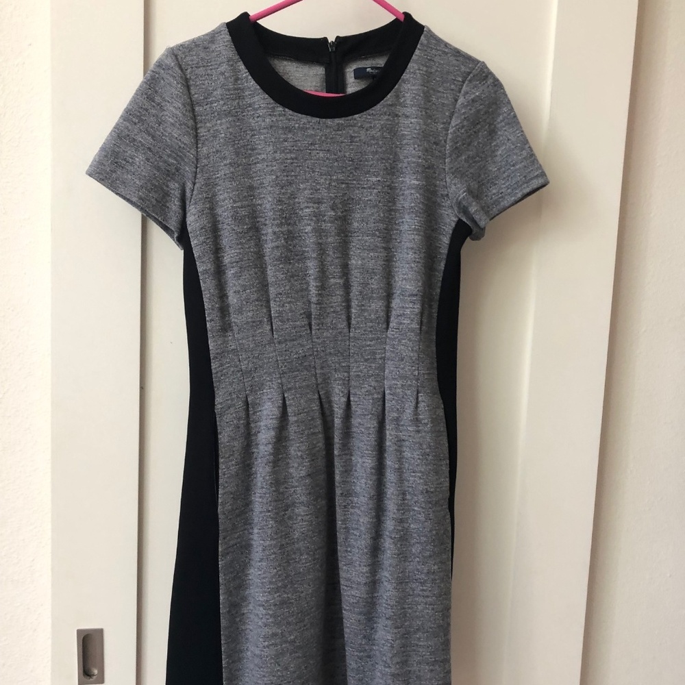 Madewell Short-Sleeved Wool Dress
